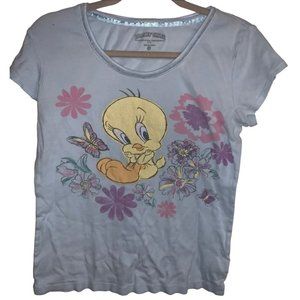 Tweety bird sleep t-shirt Girls 8-10 pajamas